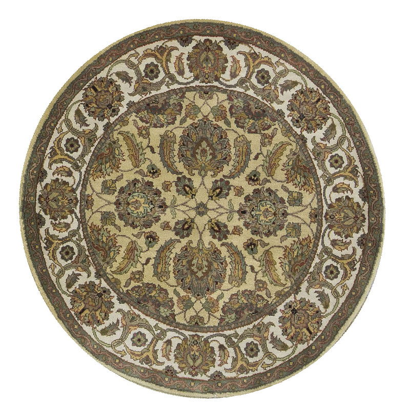 Trinity One-of-a-Kind Round 4'2" X 4'2" Hand Knotted Area Rug