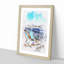 Upon Brighton Beach Pier - Picture Frame Painting Print-56853424-56853430
