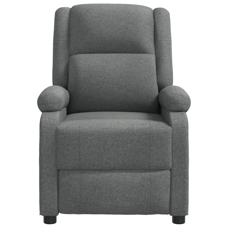 Upholstered Massage Chair, Dark Gray
