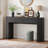 55'' Tambour Console Table With Oval Tabletop For Living Room Hallway Foyer Entrance Study-1113821777-1139102754