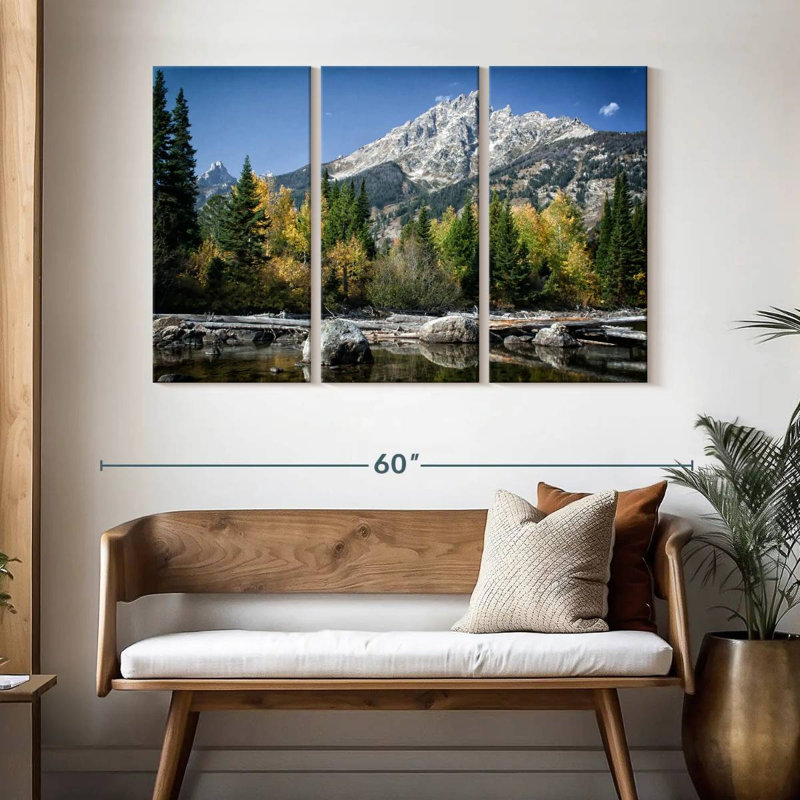Alvord Teton Mountainscape, 32" H x 50" W