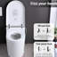 Cuvette de toilette intelligente avec télécommande, siège chauffant, nuit, buse autonettoyante, capteur de pied, toilette à affichage à DEL, contrôle à bascule du capteur,