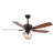 52" Alzata 5-Blade Standard Ceiling Fan with Remote Control and Light Kit-1570331389-1512608601