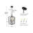 Eathan 4 - Light Dimmable Chandelier