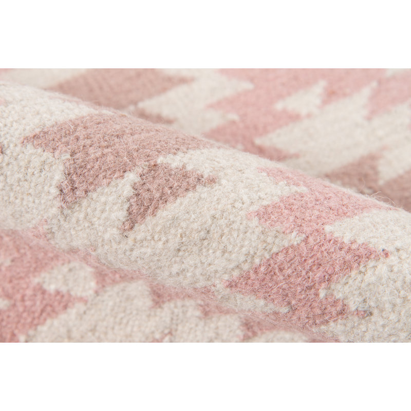 Thompson Wool Geometric Area Rug, Rectangle 5' x 7'6"