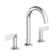 Priya Widespread Bathroom Faucet with Drain Assembly