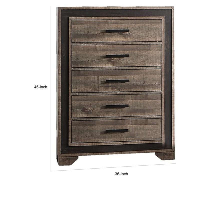 Commode 5 tiroirs Nny