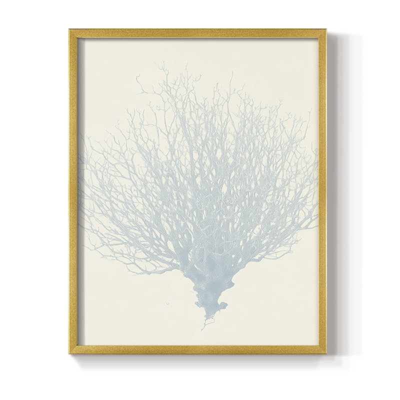 NAUTICAL Series XX, reproduction encadrée - bois massif, H 21 po x l 17 po, Doré
