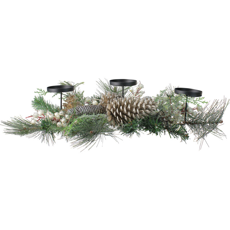 Porte-bougie de Noël 24 po