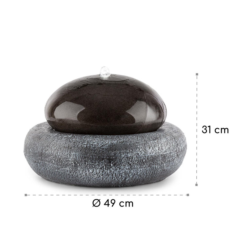 Outdoor Floor Fountain with Lights