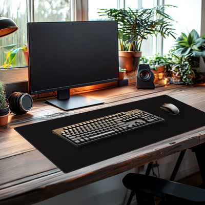 CounterArt Large Waterproof Desk Protector Mat 32" x 16"