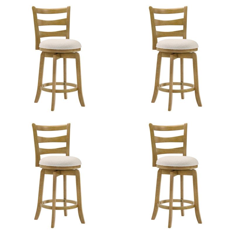 Tabouret de bar de cuisine Melindra, Tabouret de comptoir (siège d'une hauteur de 26 p, 1, Éclat ambré