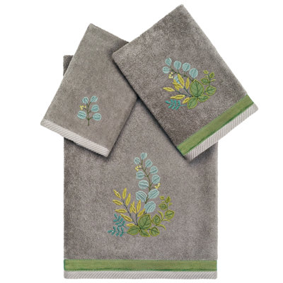  Botanica 3 Piece Turkish Cotton Towel Set