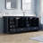 84''W Solid Wood Frame Bathroom Vanity With Pure White Culutered Marble Countertop And Double Sink-648114676