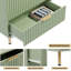 Commode 5 tiroirs 48 po pour chambre à coucher, commode moderne avec rangement profond 48 po-1467800347