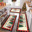 Ensemble de tapis de cuisine de Noël