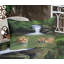 Drap-housse et coussin décoratif Ambesonne Savannah vert réséda et orange-106788847