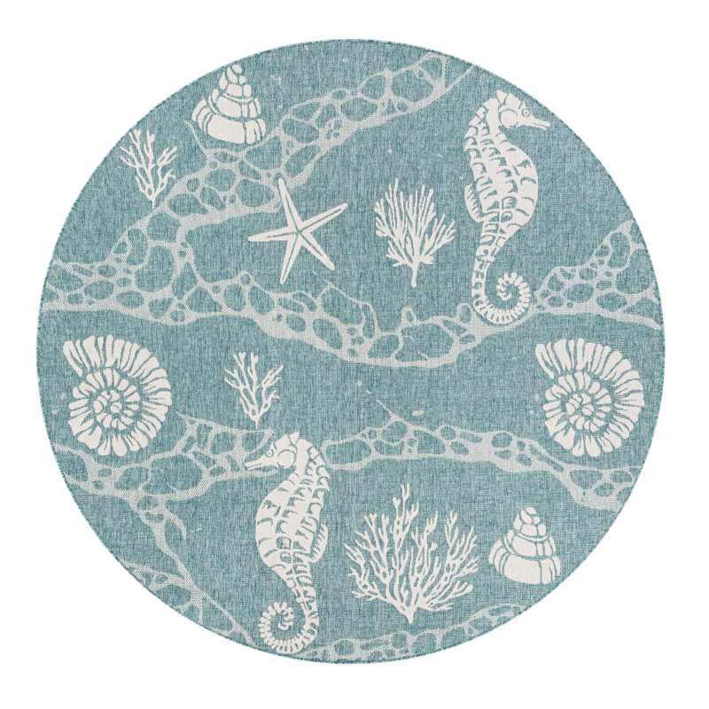 Angelys Area Rug, Round 7'10"