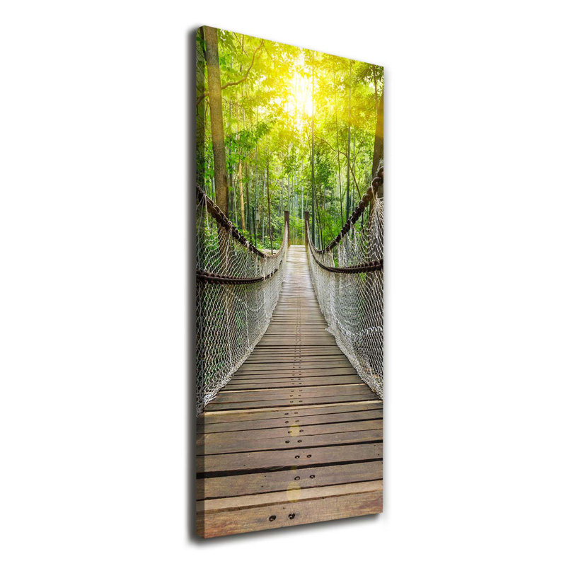 Suspension Bridge - Wrapped Canvas Print