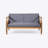 ASTON Outdoor 4 Seater Chat Set with Cushions_LOVESEAT & COFFEE TABLE &CLUB CHAIR