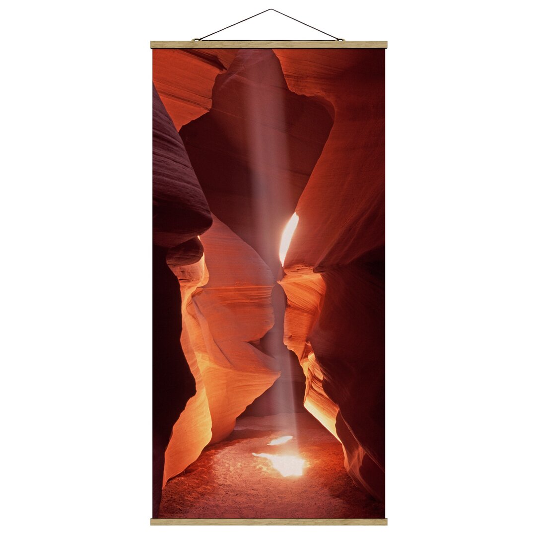 Stoffbild Lichtbrunnen in Antelope Canyon