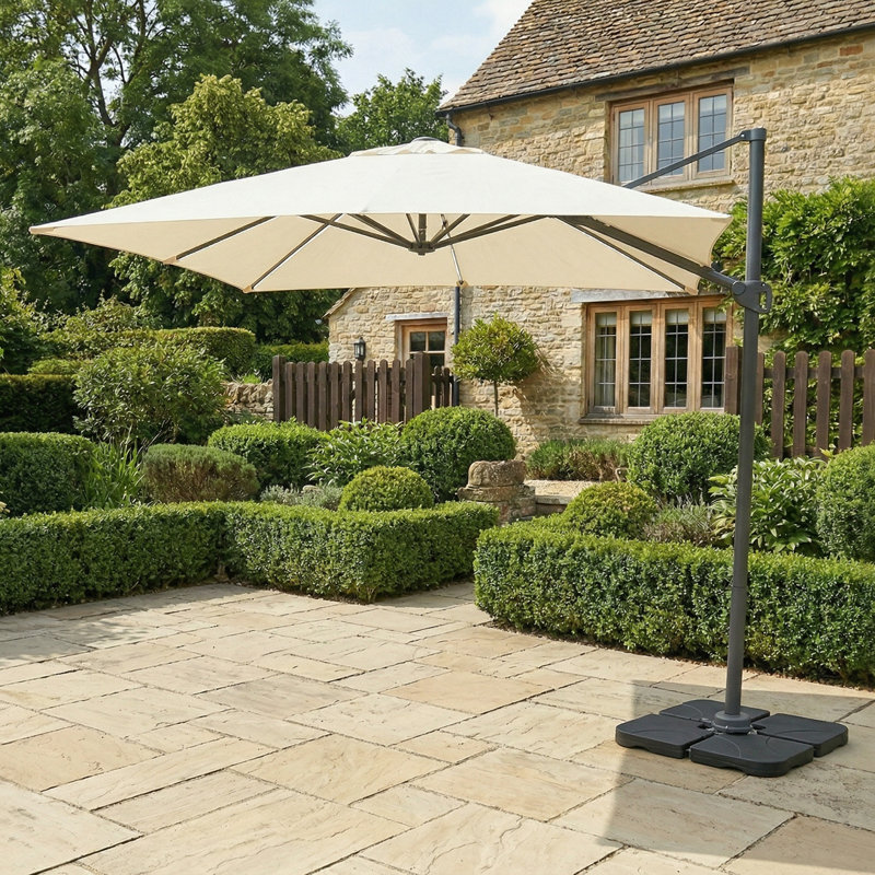 250cm Lighted Cantilever Parasol