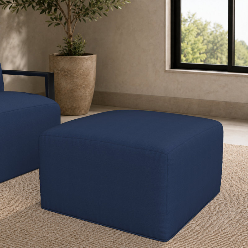  Repose-pieds extérieur Praia Sunbrella®, Sunbrella® Canvas Navy