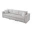 Canapé modulaire 106,3 po pour 3 personnes très confortable et au design distinctif. Idéal pour la chambre à coucher et le salon. Gris clair. Choix de meubles modernes et moelleux-1574398392-1574398395