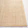 Martha Stewart Sisal/Jute Solid Color Rug in Ivory