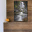 Mur en métal Loon Peak® «Moss Glen Falls And Deer Hollow Brook» par Rick Berk-1978784858