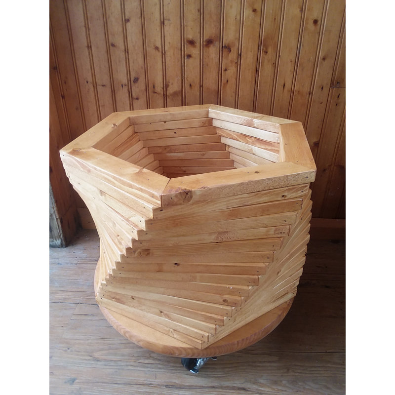 Pot de fleurs en bois Darla