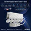 Projecteur encastré à 5 têtes DEL LUXRITE, 5CCT, CRI90, 15W, 1000LM, tête réglable à 355 ° et inclinaison à 80 °, à intensité variable, homologué ETL-124405170