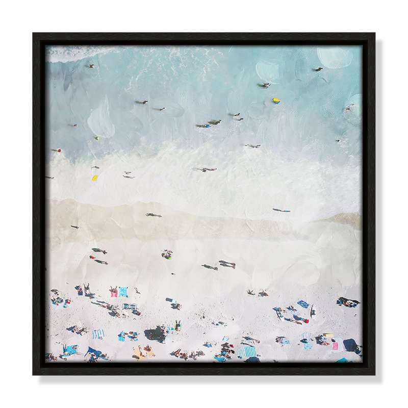 «Beaching Out II» par Milli Villa, Espresso, H 13,5 po x l 13,5 po