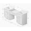  Meuble-lavabo double 78 po avec comptoir en quartz de Carrare-111107842