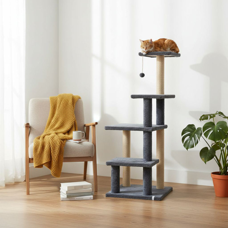 Grattoir pour chat, Anthracite