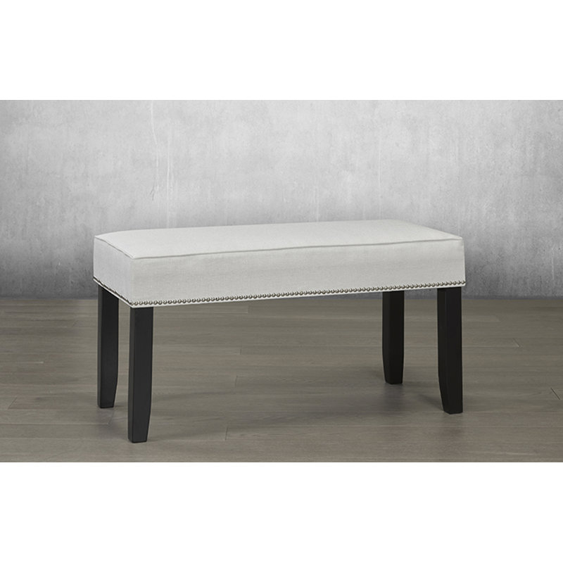 Banc rembourré Strongsville, Gris