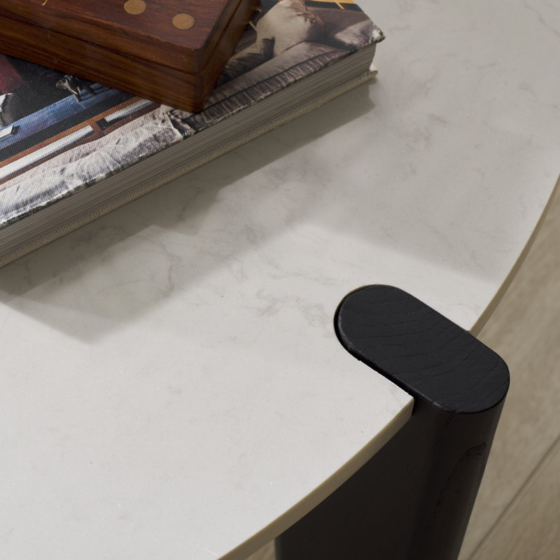 Table basse Beorn, White/Black
