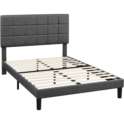 Wade Logan® Upholstered Bed & Reviews | Wayfair