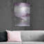 «Midnight At The Lake III Amethyst Grey Crop» par Mike Schick, art mural en métal-1110413607