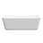 Emily 68.88'' x 23.63'' Soaking Acrylic Bathtub-62539489