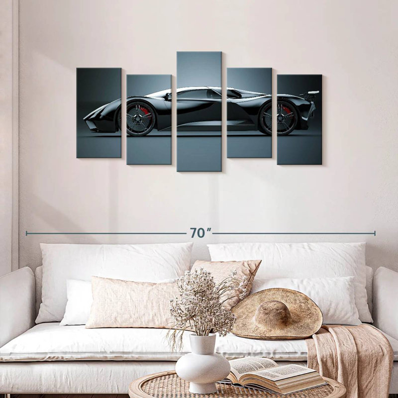Mehar Exotic Car, 24" H x 49" W