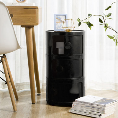 Kiyomi Tray Top Drum End Table