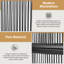 72.05''H x 47.75''W Modern Privacy Metal Screen Fence Panel-109617015
