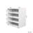 Shoe Box With Rgb Led Light, Wooden Stackable Shoe Storage Box With Glass Door, Shoe Storage Bin Shoe Display Case For Sneakers (4 Tier-1)
