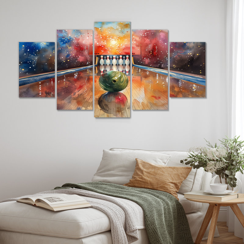 Selph - Bowling Wall Art Print Set