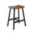 Solid Wood Bar Stool Without Backrest, Saddle Stool With Footrest Seat Height 26''-1618370592-1618645030