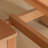 Burlywood Rectangular Solid Wood Dining Table-108929080
