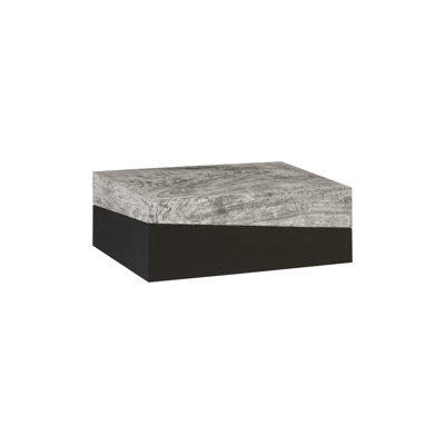Table basse à motif géométrique