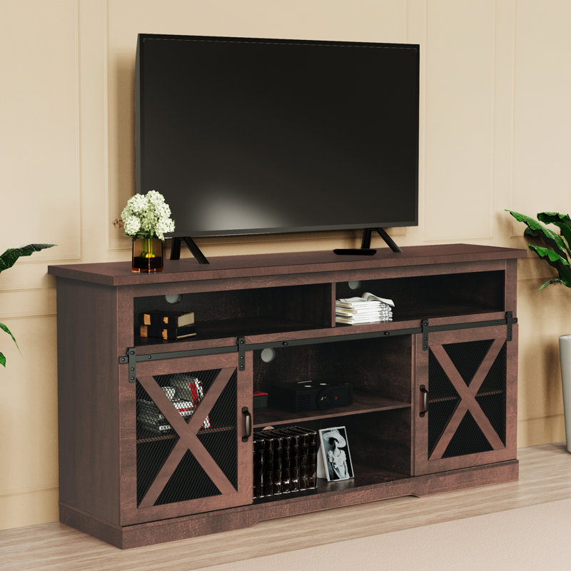 Adonte TV Stand for TVs up to 65", Barnwood
