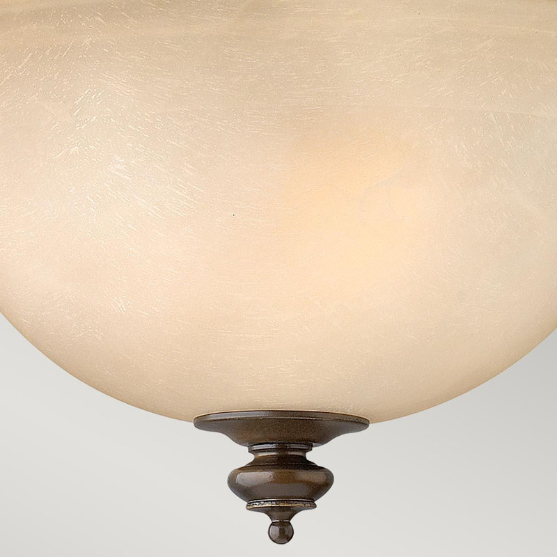 Reeder Glass Semi Flush Mount